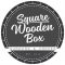 Square Wooden Box Ίλιον Λογότυπο